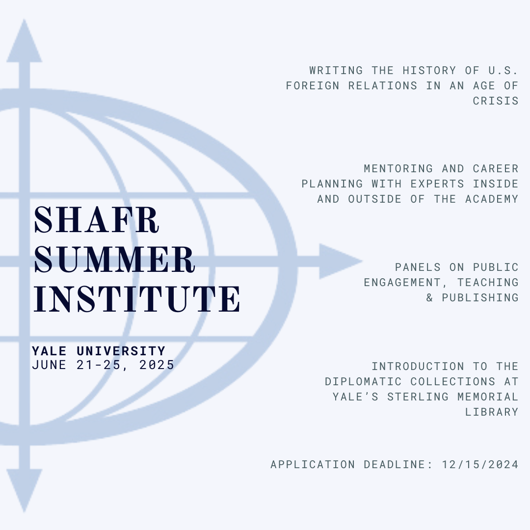 SHAFR Summer Institute