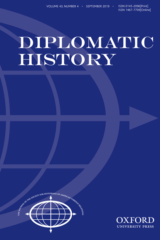 Diplomatic History cover